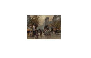 Edouard Léon Cortès - Porte Saint-Denis, Paris