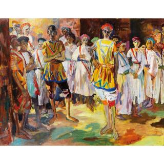 Edouard-Léon-Louis Legrand - Jeunes Danseurs