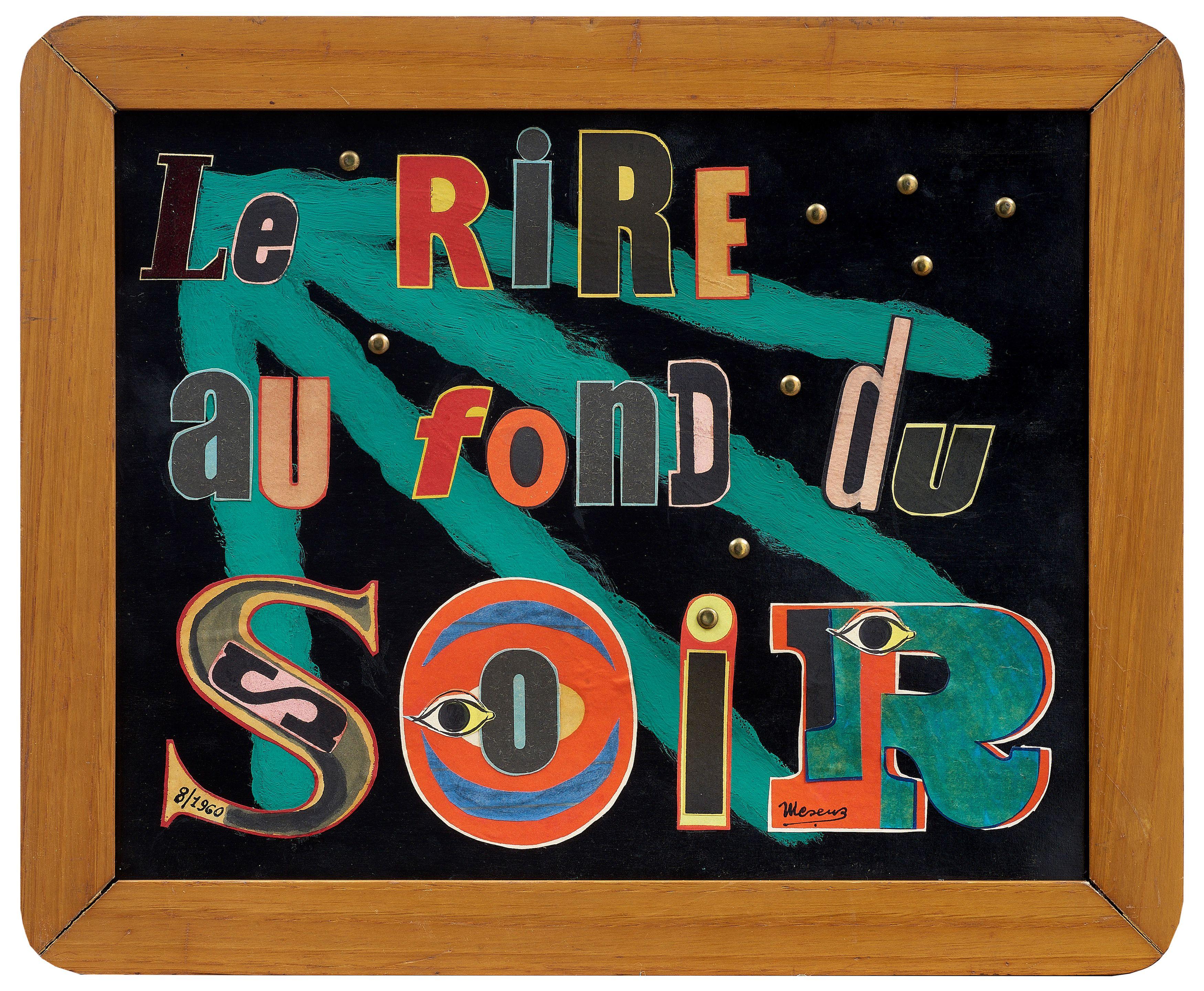 Édouard Léon Théodore Mesens - Le rire au fond du soir