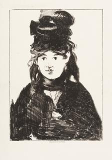 Edouard Manet - Berthe Morisot (en noir)