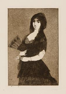 Edouard Manet - Fleur Exotique (La Femme à la Mantille).
