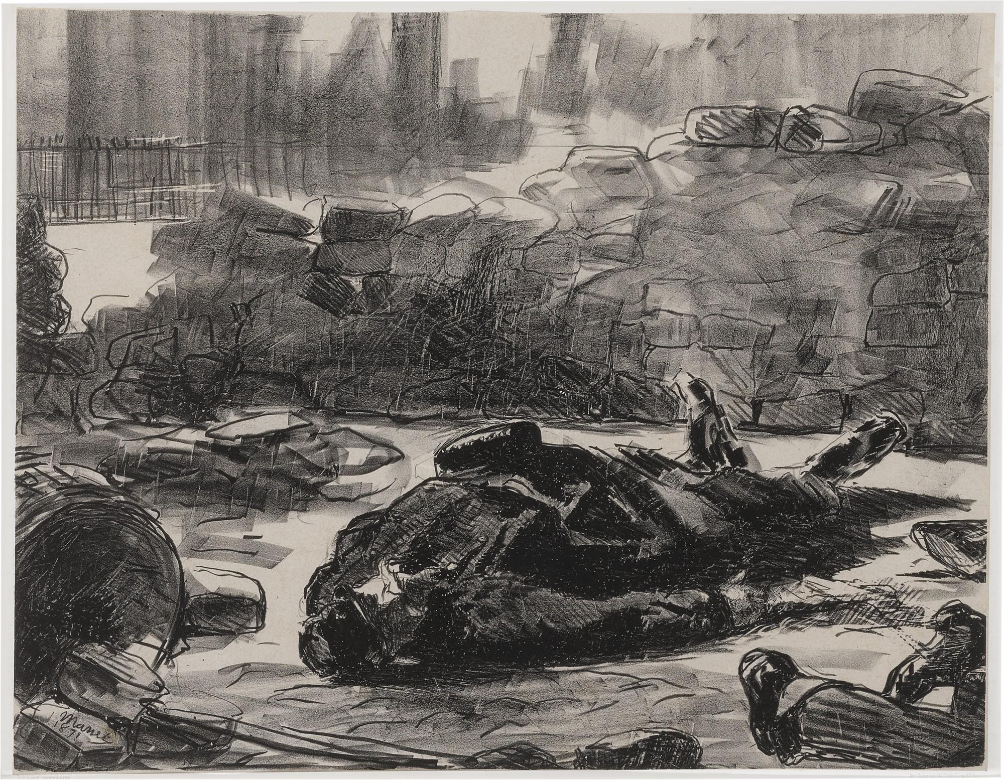 Édouard Manet - Guerre Civile (Harris 71; Fisher 55)