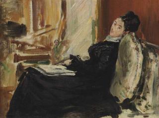 Edouard Manet - Jeune femme au livre