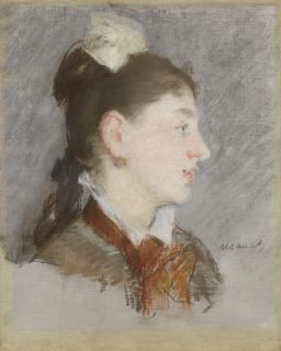Édouard Manet - Jeune Fille Au Col Cassé, De Profil