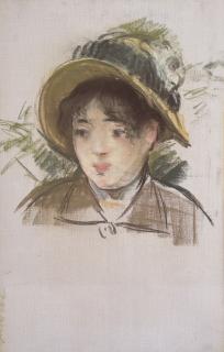 Edouard Manet - Jeune fille en chapeau d\'été