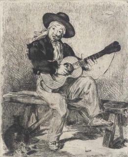 Edouard Manet - Le chanteur espagnol (Harris 12)