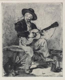 Edouard Manet - Le Chanteur Espagnol (Le Guitarero) (Guerin 16; Harris 12)