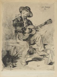 Edouard Manet - Le Chanteur Espagnol (Le Guitarero)