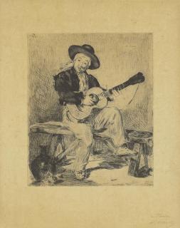 Edouard Manet - Le Chanteur Espagnol (Le Guitarero)