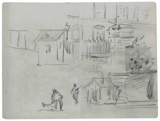 Édouard Manet - Le pont de l\'Europe, étude pour \