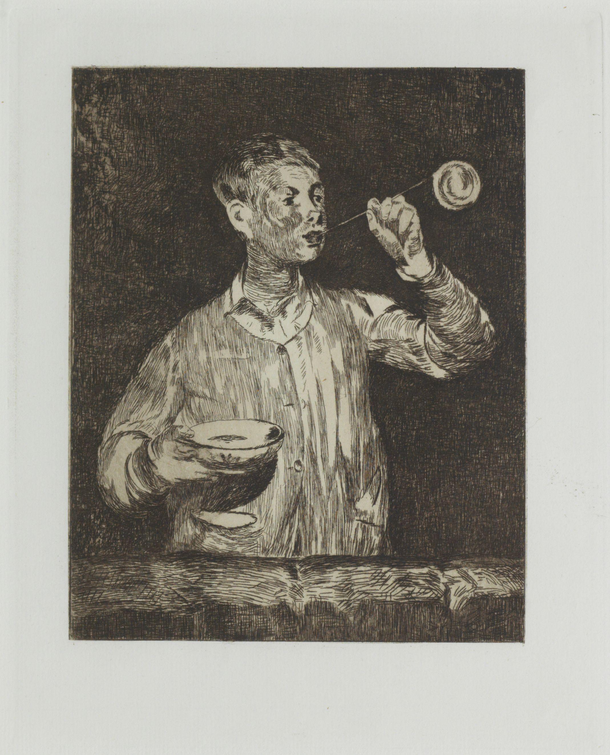 Edouard Manet - L\'Enfant aux Bulles de Savon