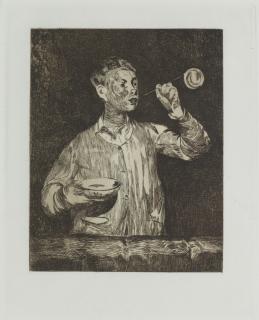 Edouard Manet - L\'Enfant aux Bulles de Savon
