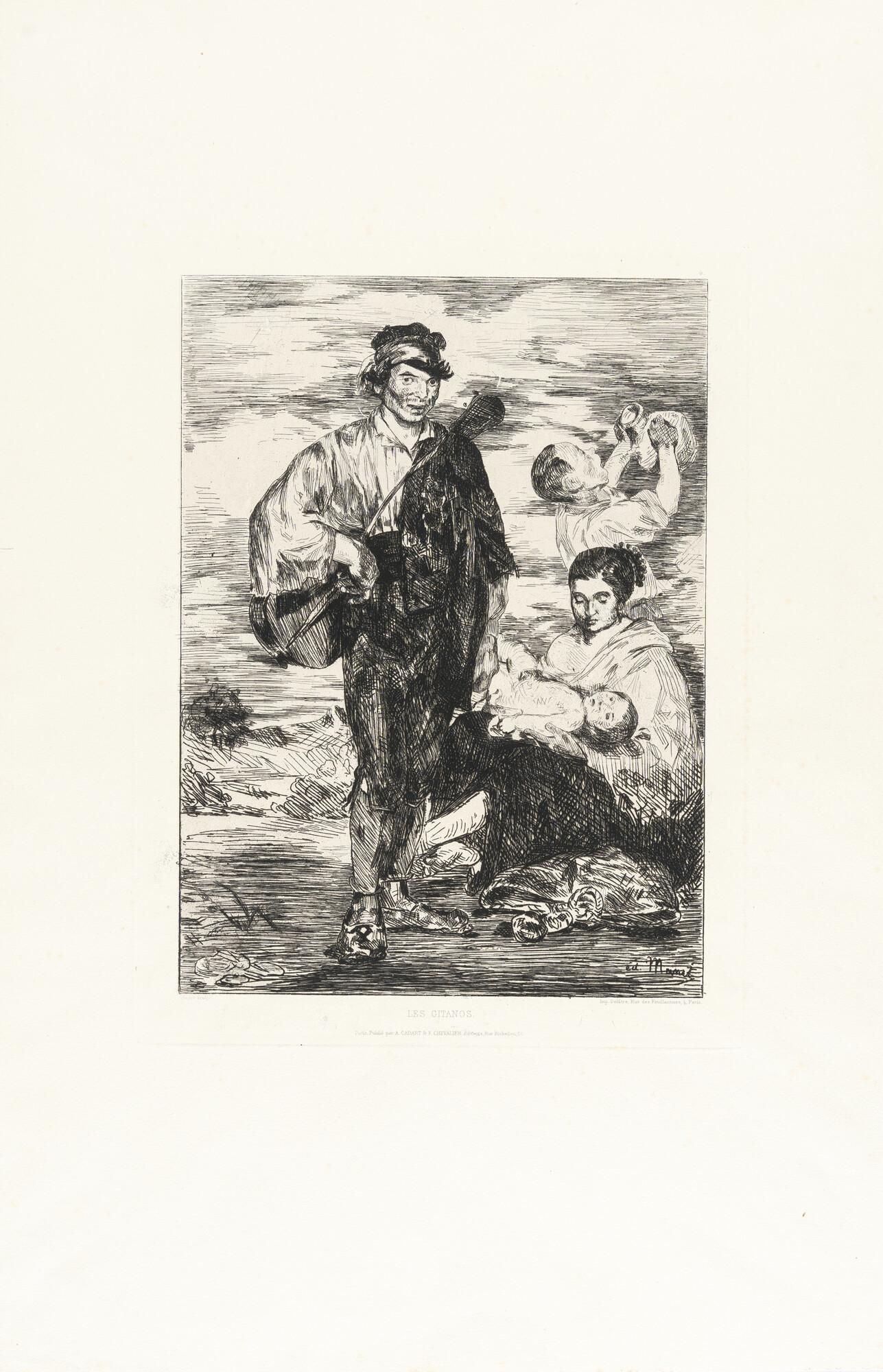 Edouard Manet - Les Gitanos