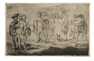 Edouard Manet - Les petits cavaliers, d\'après le tableau attribué à Velasquez