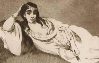 Edouard Manet - Odalisque (Harris 56)