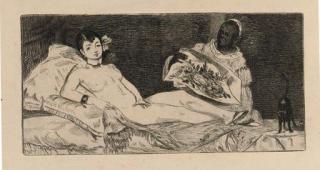 Edouard Manet - Olympia (Published Plate) (G. 39; H. 53)