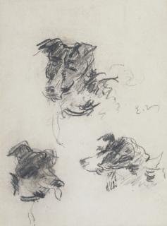 Édouard Manet - Têtes De Chiens