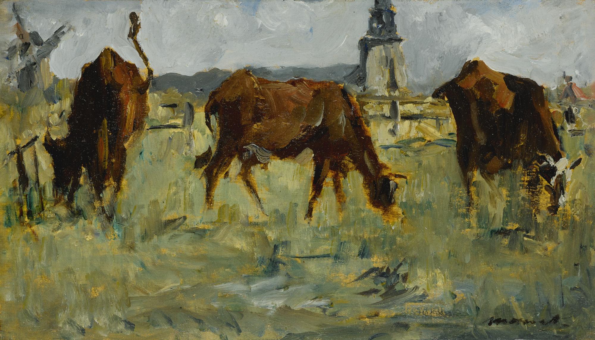 Édouard Manet - Vaches Au Pâturage