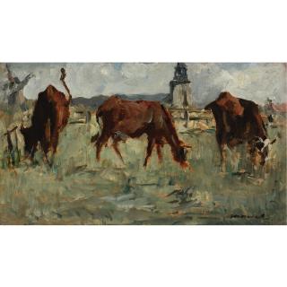 Edouard Manet - Vaches Au Pâturage