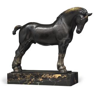 Edouard-Marcel Sandoz - Cheval Décoratif (Crinière Taillée)