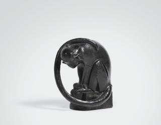 Édouard Marcel Sandoz - Singe, enroulé dans sa queue