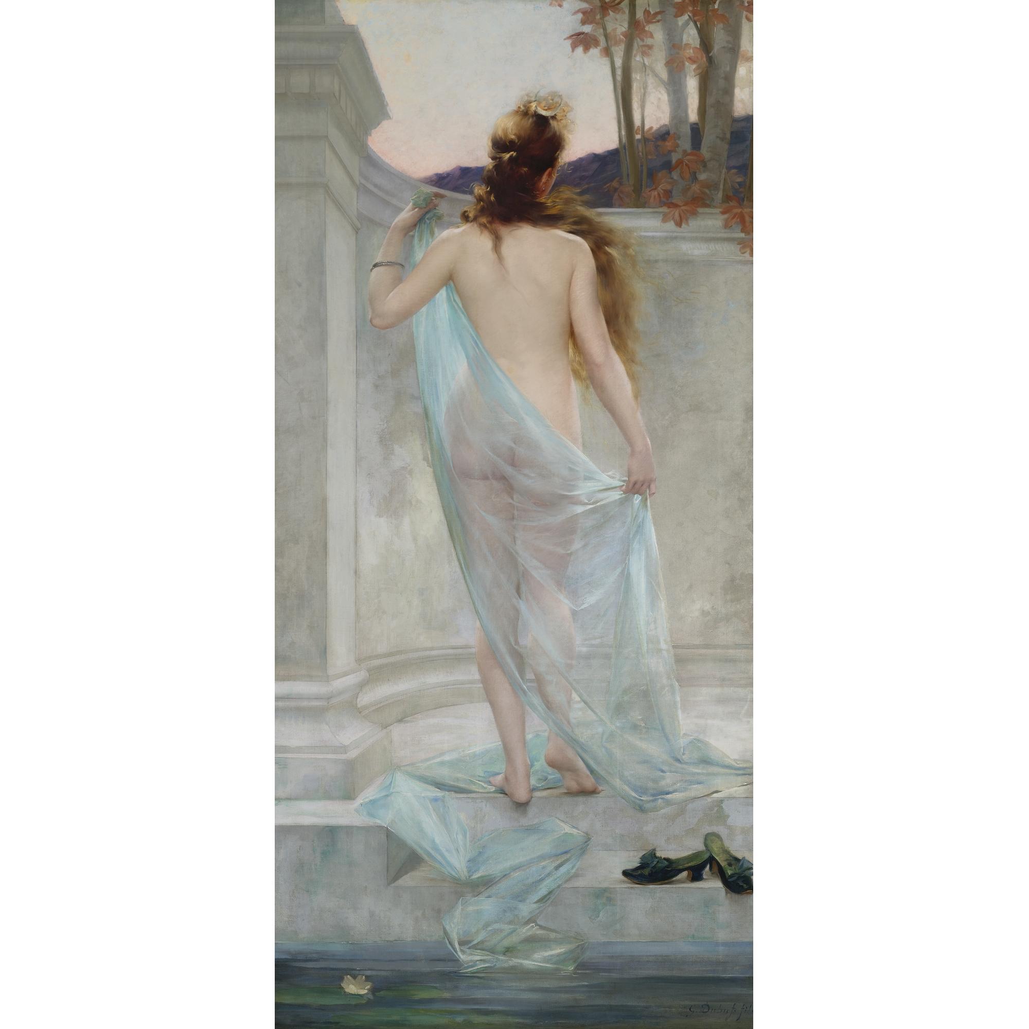 Édouard-Marie-Guillaume Dubufe - French Diana Leaving Her Bath