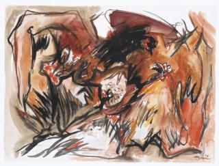 Edouard Pignon - Combat de Coqs