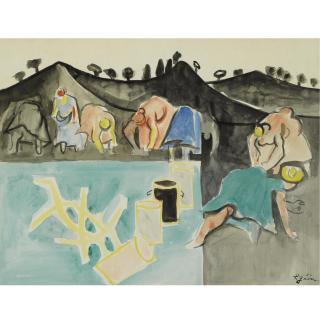 Édouard Pignon - Flax Gatherers