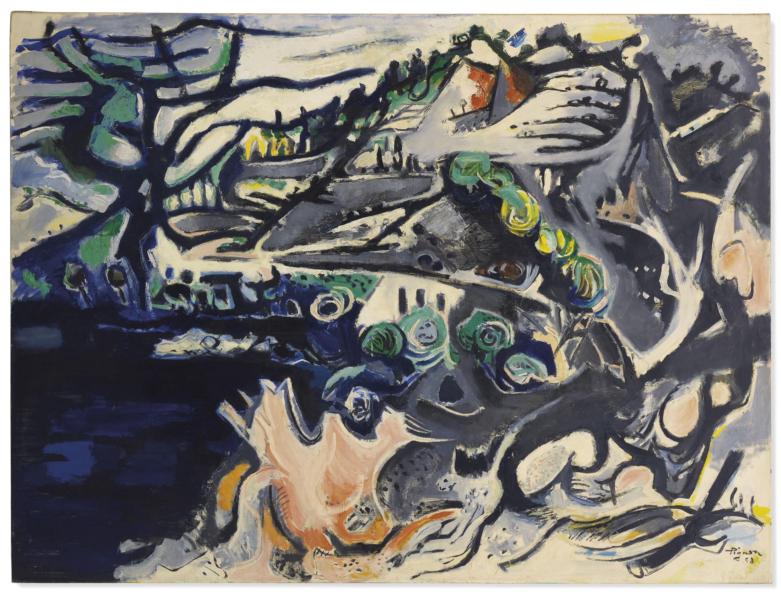 Edouard Pignon - La colline de Bandol