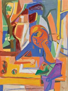 Edouard Pignon - L\'enfant pensive