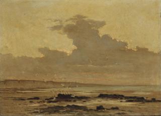 Edouard Rischgitz - Gulls On A Beach; And Another Similar