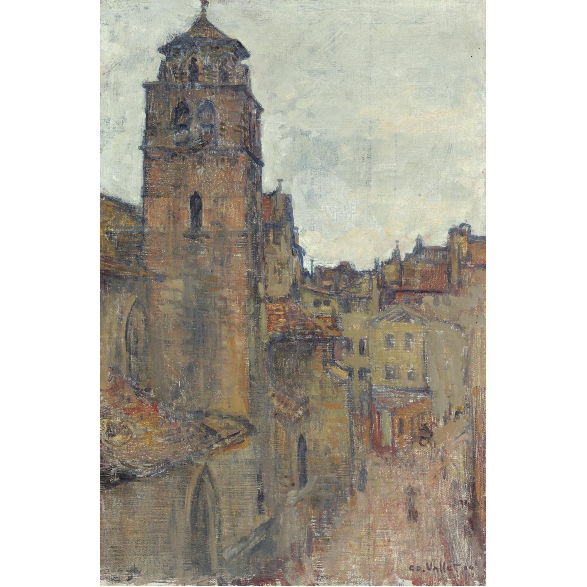 Edouard Vallet - Église De La Madeleine (Genève), 1904 Church Of Madeleine (Geneva), 1904