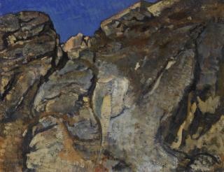 Edouard Vallet - Rochers, Étude III, 1923