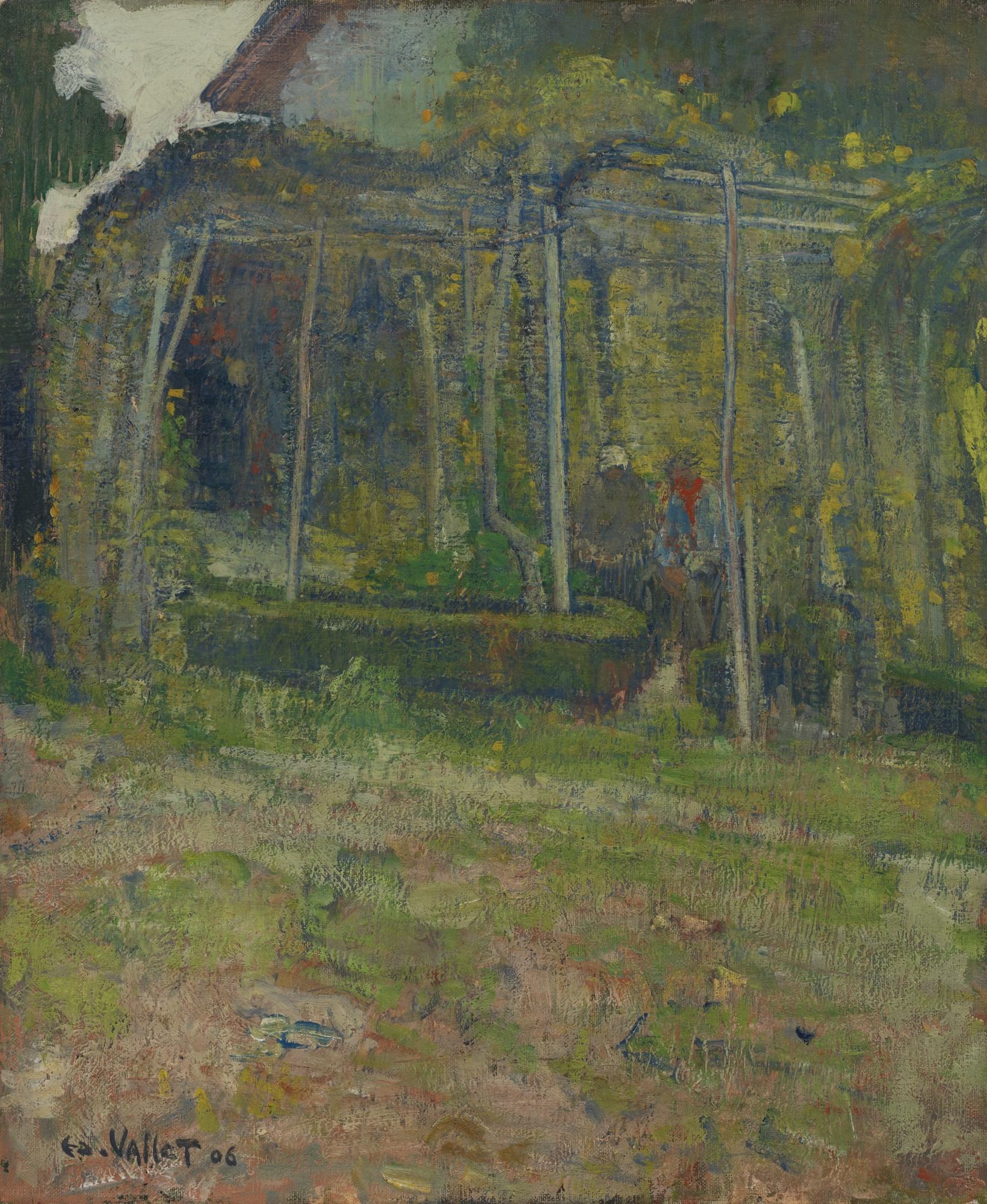 Edouard Vallet - Tonnelle En Novembre, 1906