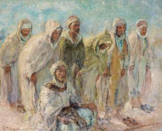 Edouard Verschaffelt - L\'Heure De La Prièreedouard Verschaffelt ; The Prayer ; Signed Lower Left ; Oil On Canvas