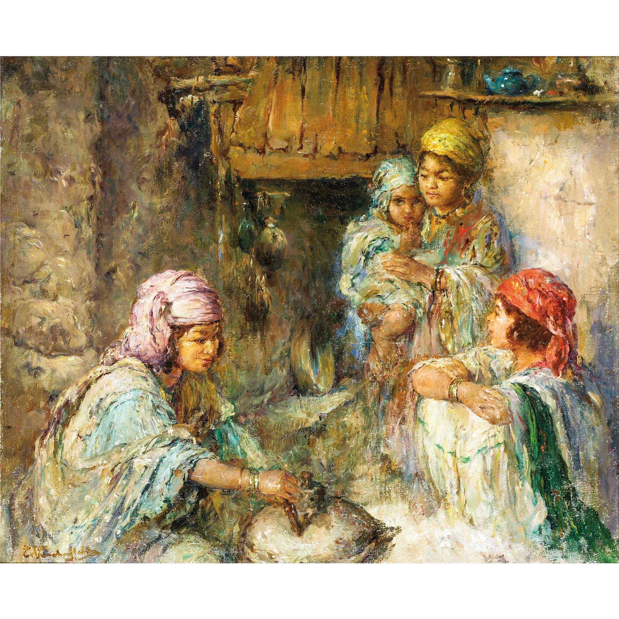 Edouard Verschaffelt - Scène Familiale