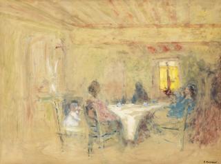 Edouard Vuillard - À Table