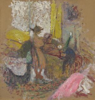Édouard Vuillard - Annette et sa mère, rue de la Tour
