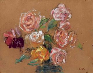 Edouard Vuillard - Bouquet de roses