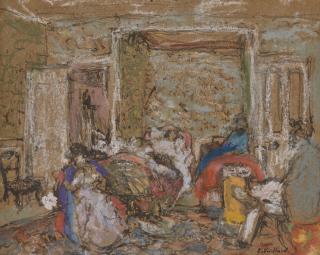 Édouard Vuillard - Chambre à Amfréville, Madame Hessel souffrante