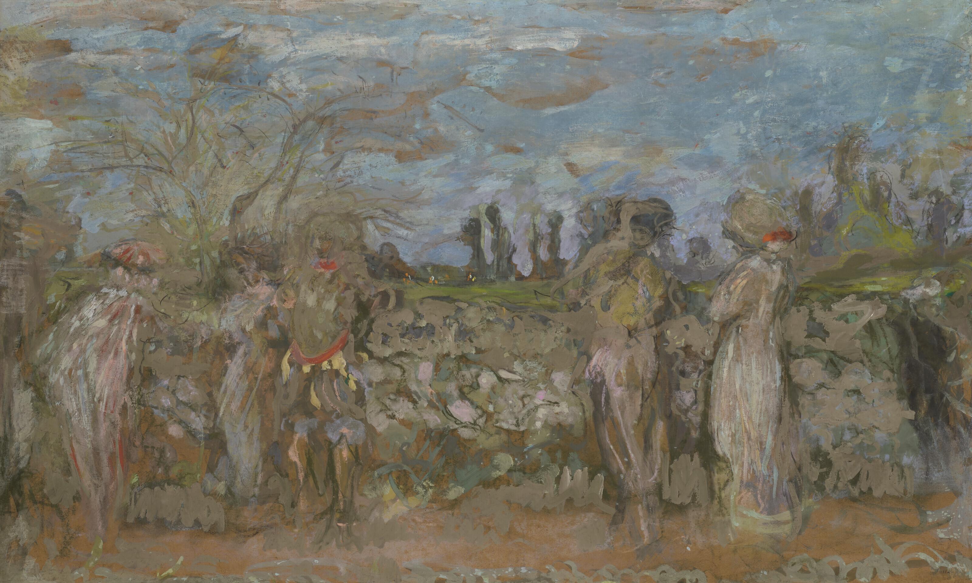 Édouard Vuillard - Comédiens dans les sous-bois-II