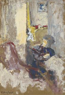 Édouard Vuillard - Croquis De Femme Cousant