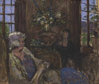 Edouard Vuillard - Deux dames dans le salon des Clayes