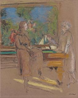 Edouard Vuillard - Devant le billard
