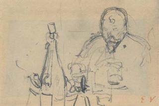 Edouard Vuillard - Docteur Vaquez à table