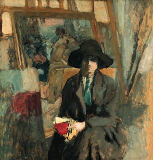 Edouard Vuillard - Elève dans le Louvre