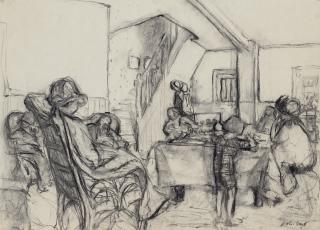 Edouard Vuillard - Etude Pour \'Dans La Villa\'