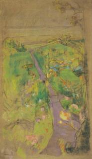 Edouard Vuillard - Etude pour Vue des Pavillons vers la mer