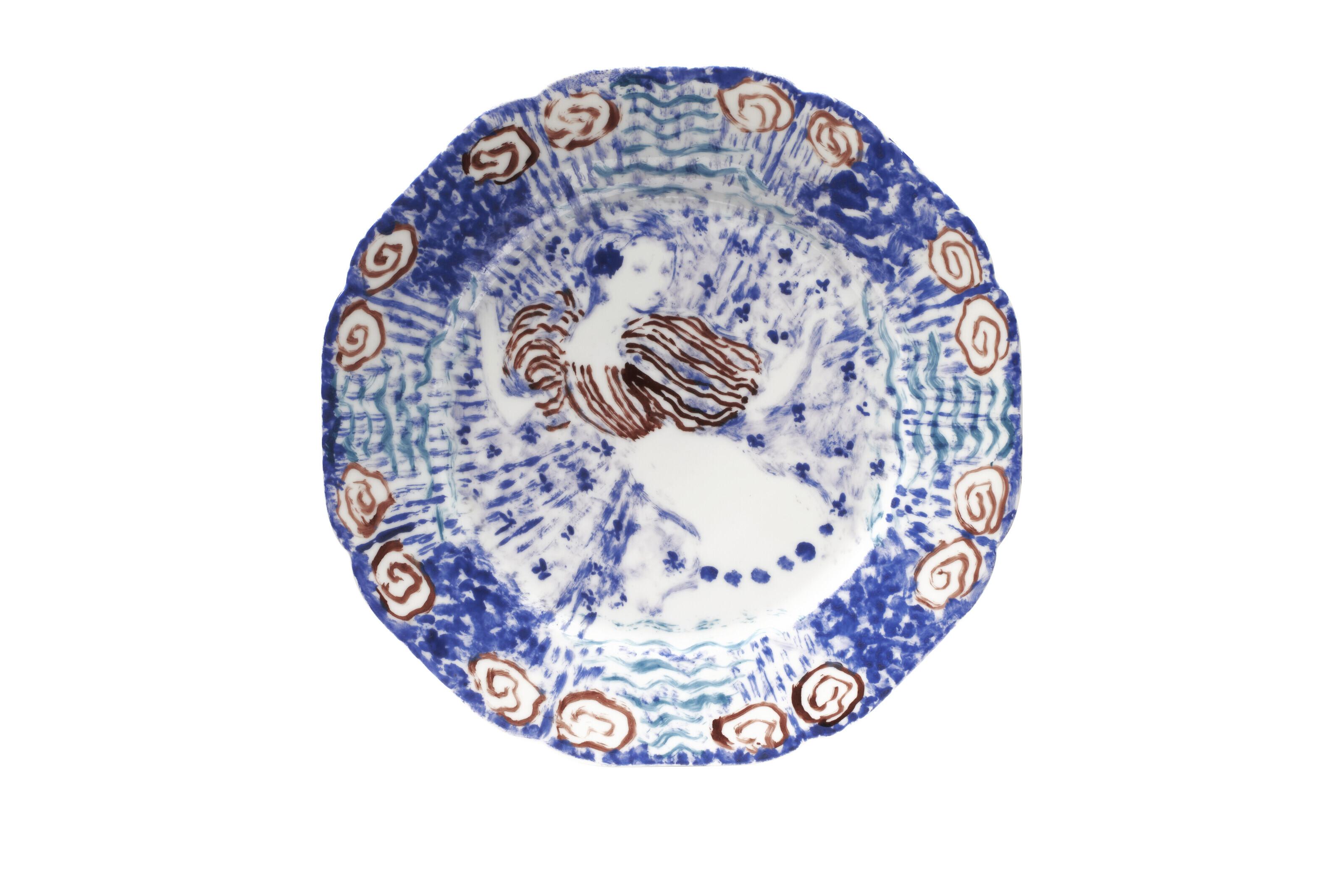 Édouard Vuillard - Femme à la blouse rayée et jupe droite à volants