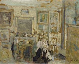 Edouard Vuillard - Femme Assise Dans Un Intérieur Clair